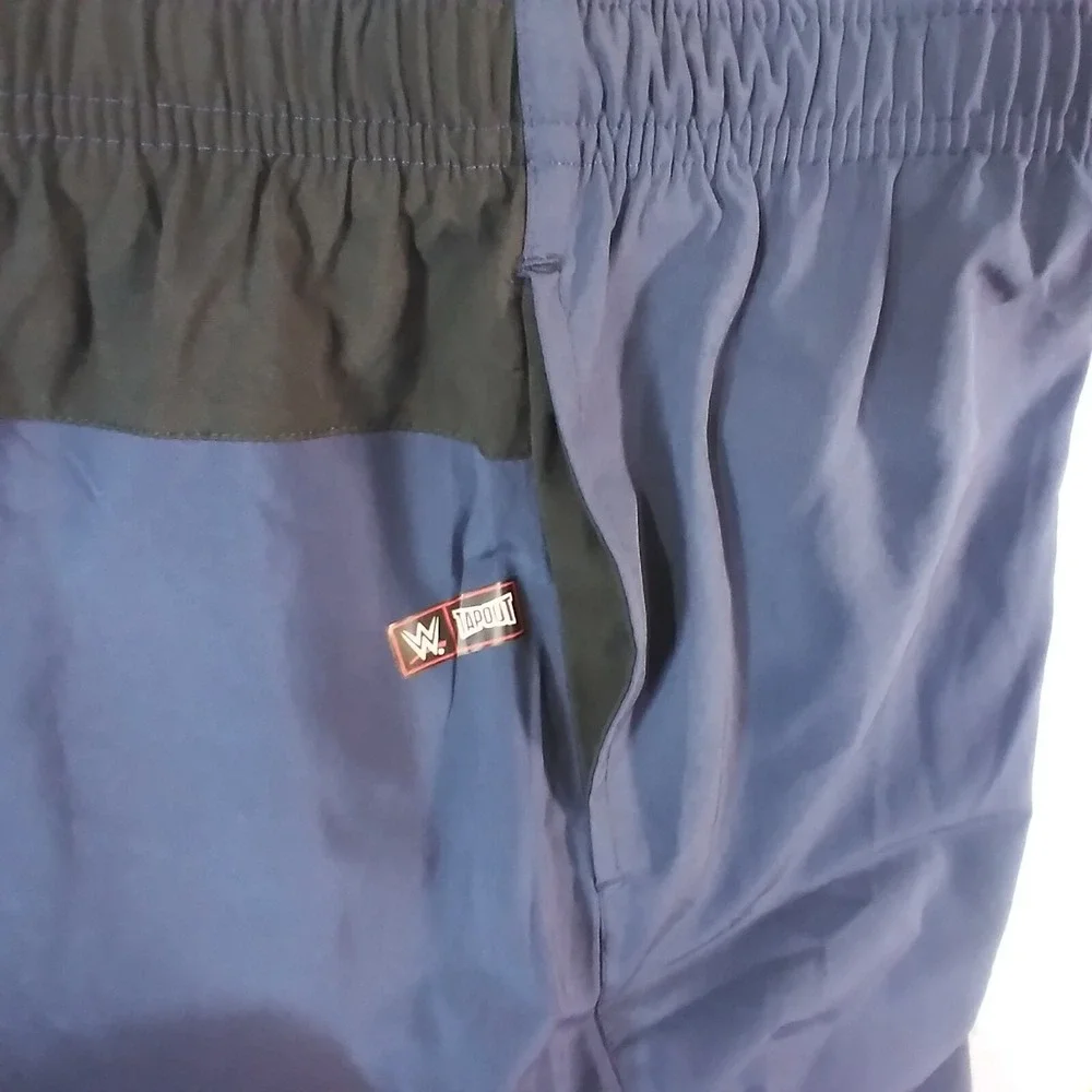 Tapout shorts men's medium blue‎ Dri-Fit Flex stretch Comfort waist sports gym